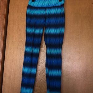 Blue Athletic Leggings